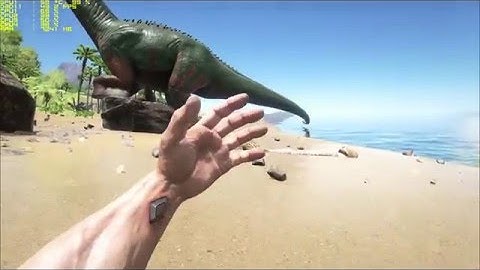 Ark: Survival Evolved GTX 980m Gameplay FPS Test