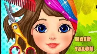 hair saloon - spa saloon | games for children | girl games | miracle girl gaming screenshot 2