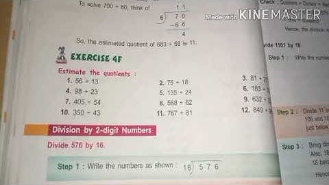 Class-4 Maths (Exercise-4F)
