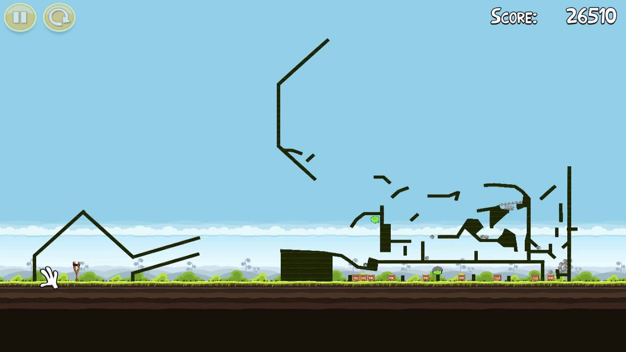 Hidden golden egg in Angry Birds 9.