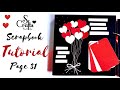 Scrapbook Tutorial ✂️|Page 31/38 | Layered Card | Handmade | scrapbook making| gift ideas | S Crafts