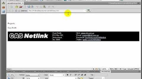 Add HTML Signature To Outlook 2010 - Tutorial