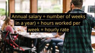 HOW TO CALCULATE YOUR HOURLY RATE TO SALARY?