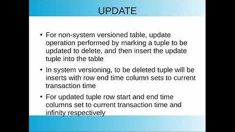Implementing System Versioned Temporal Table - Surafel Temesgen: PGCon 2020
