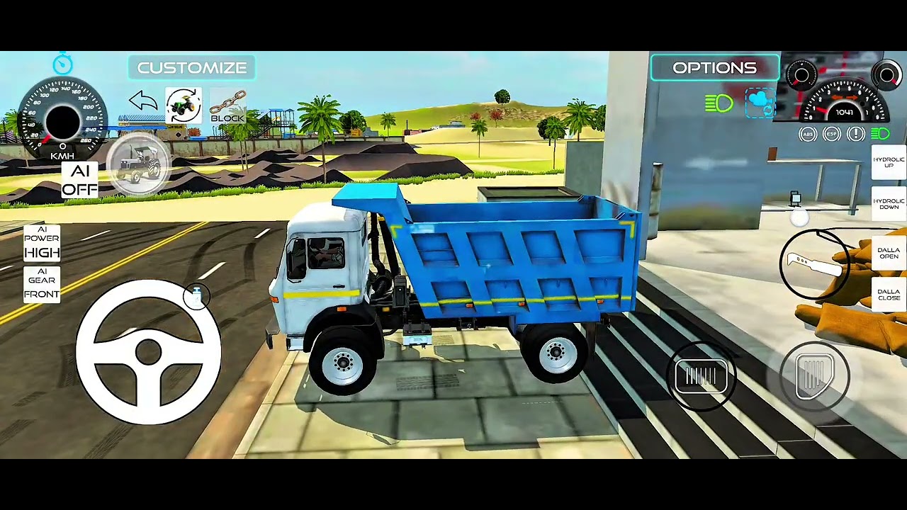 आज Dumper में गोदाम से गेहूं की बोरी लाया | #dumper #viralvideo 