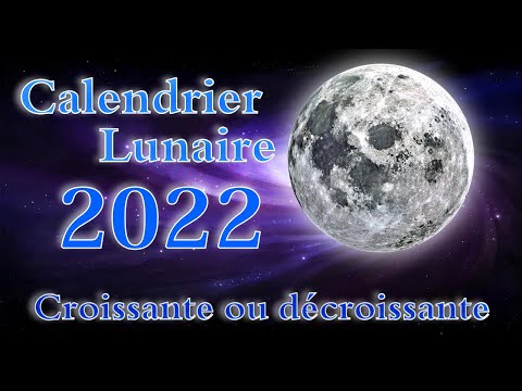 Vidéo: Calendrier de santé lunaire pour mars 2021