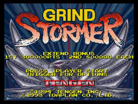 Grind Stormer / V-Five, V-V (ヴイ・ファイヴ) . [Mega Drive]. 1LC. No Death. 60Fps.