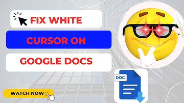 How to Fix White Cursor on Google Docs