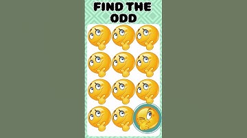 "Odd One Out Shorts Challenge!"🔍 Can you spot it?  #Shorts #OddOneOut #brainteaser