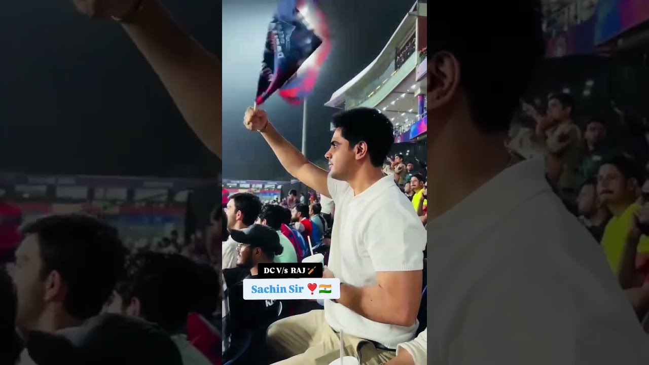 Sachin Choudhary Sir ❤️ Live at DC vs RR IPL Match | Sachin Sir at Stadium 🔥🏏
