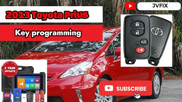 How to Program toyota Prius Key Fob 2013 also applies for (all keys lost)