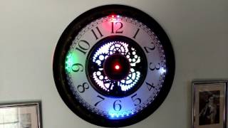 NeoPixel Clock Mk II - Back Lighting