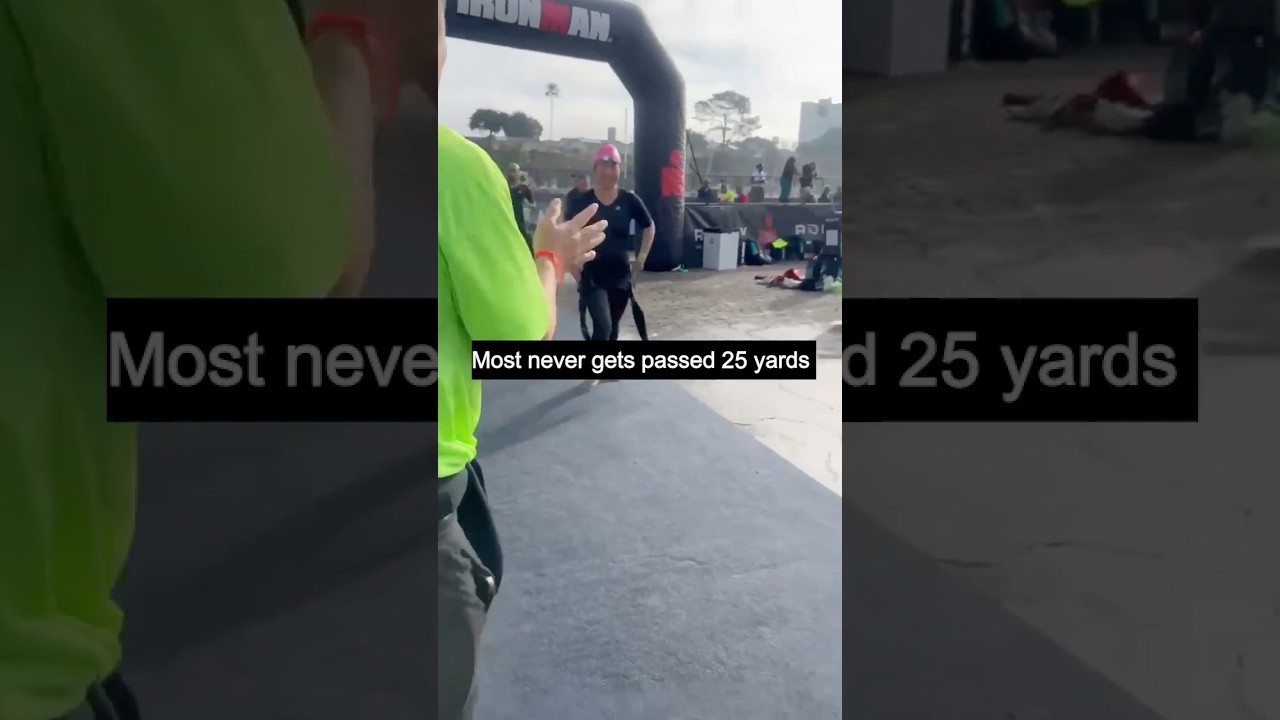 Most aspiring triathletes take months, even years to get past 25 yards.