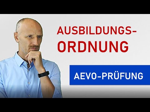 Update Fragen im AEVO-Fachgespräch zur Ausbildungsordnung