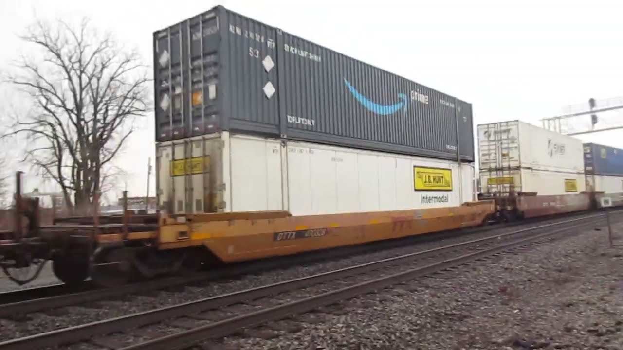 (2-18-2026) Norfolk Southern southbound intermodal train in Marion Ohio.