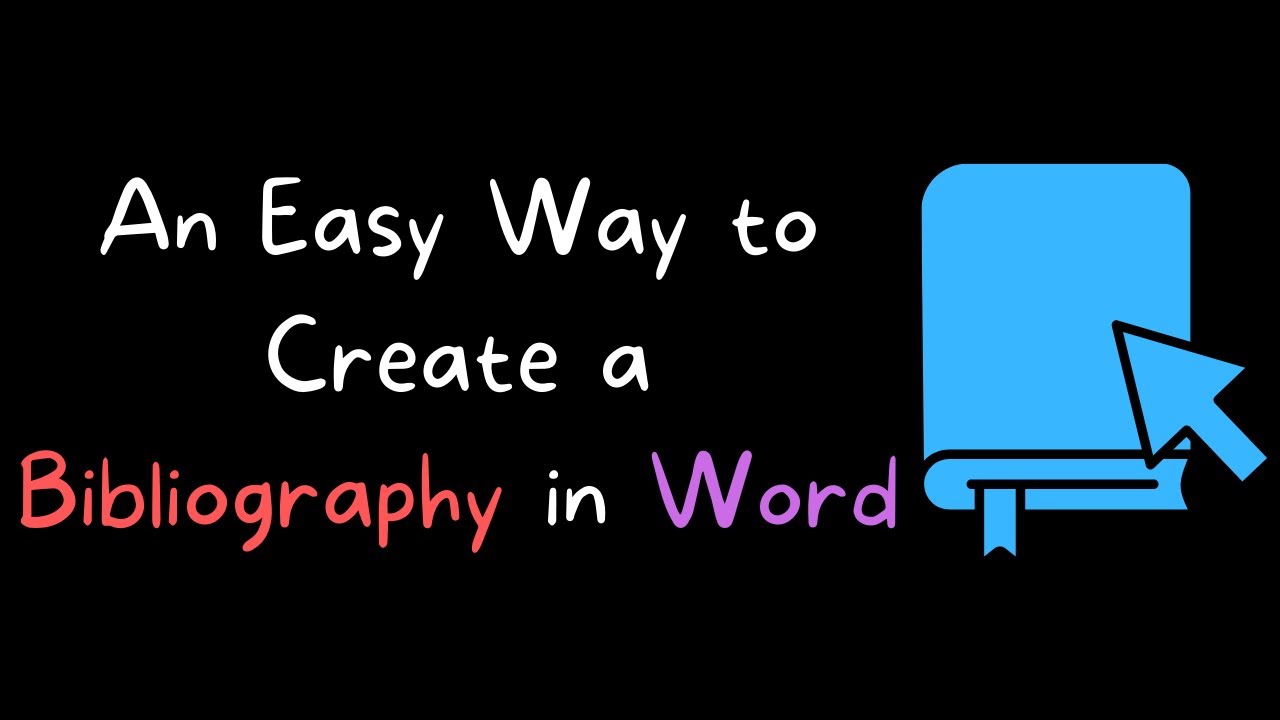 how to build bibliography microsoft word