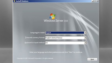 Hướng dẫn cài đặt Windows Server 2008 trên máy ảo VMware