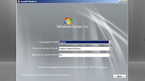 Hướng dẫn cài win server 2008 năm 2024