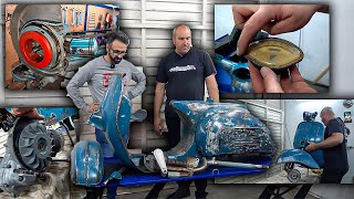 Vespa 160 Clásica: RESCATADA y RESTAURADA a su Estado Original. Vlog 189