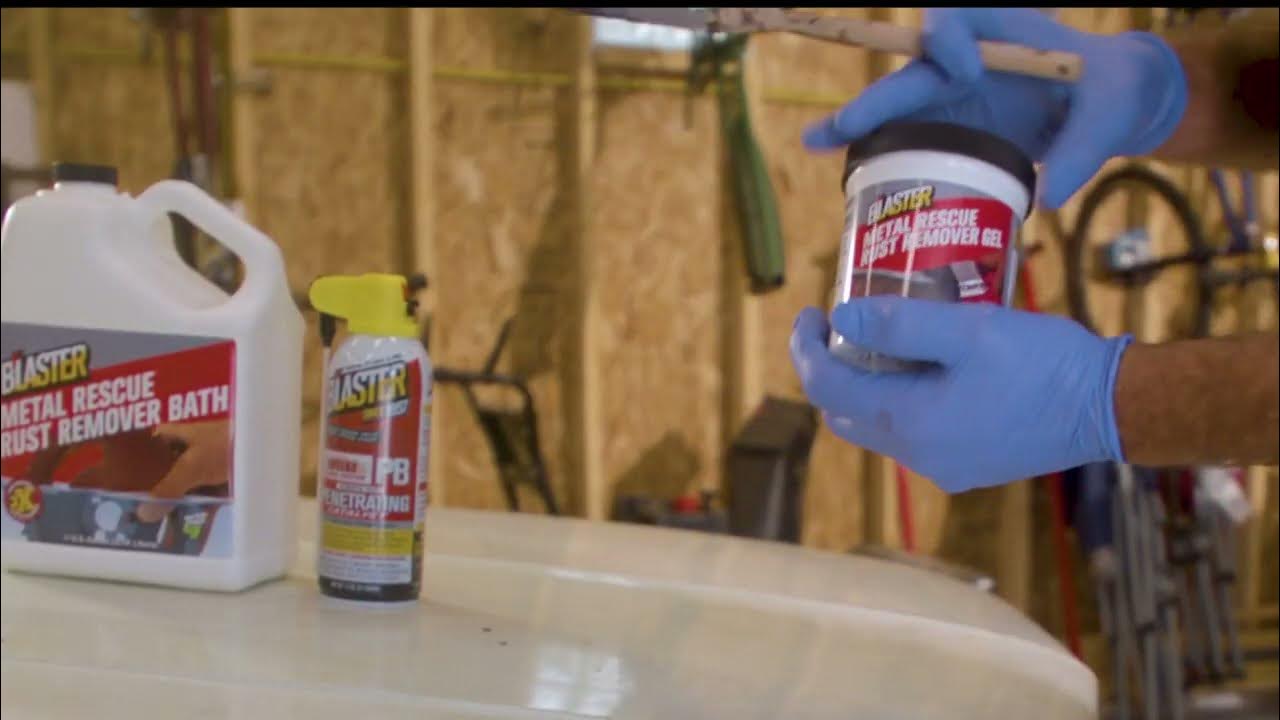 REMOVE SPOT RUST or the rust from hardtosoak items with Metal Rescue