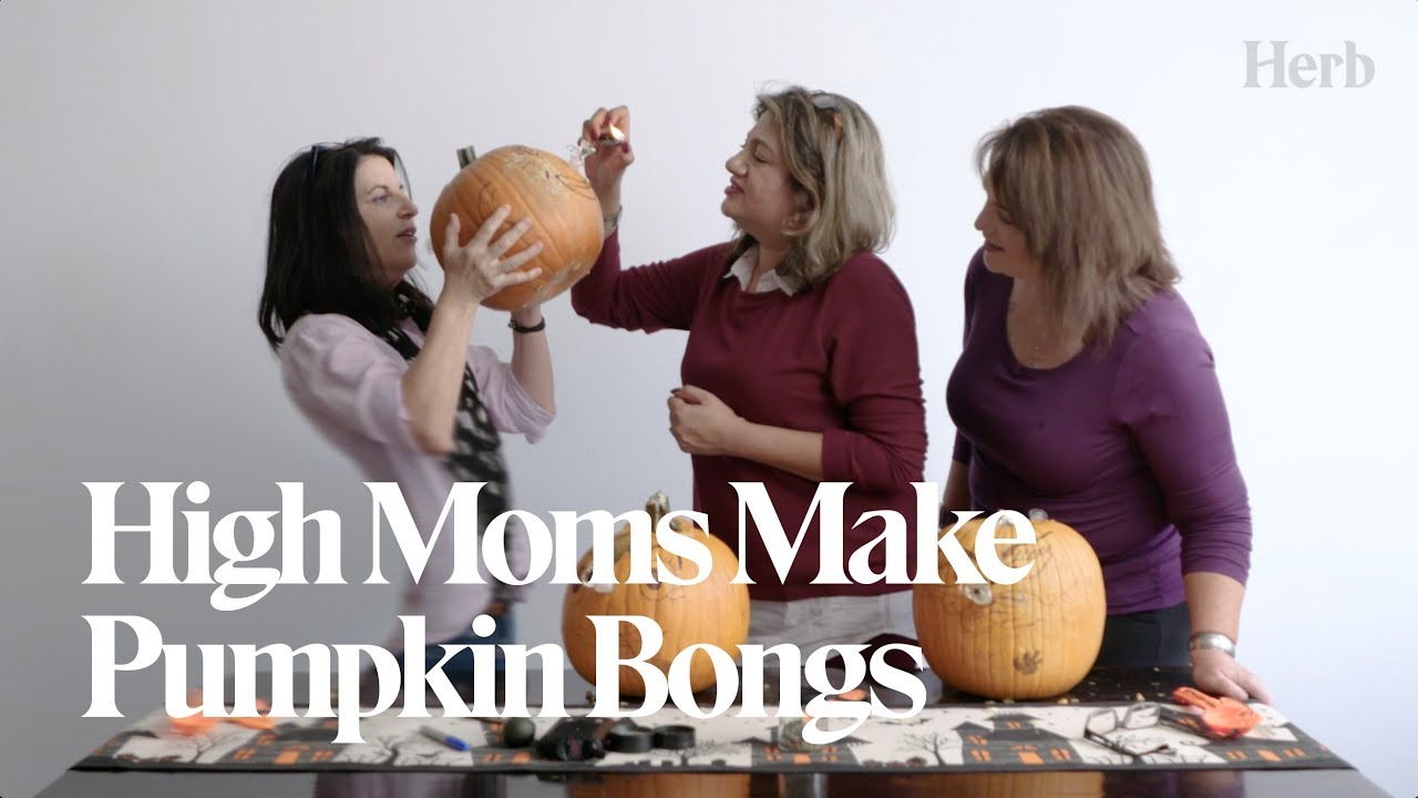 High Moms Make Smokable Pumpkin Bongs | High Moms Club | Herb