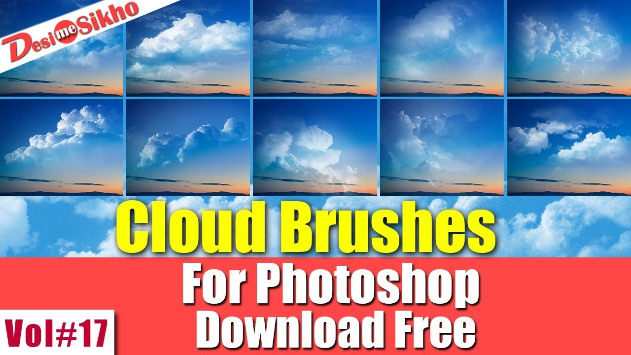 Cloud Brushes Effect For Photoshop Download Free Vol#17 [desimesikho] 2018