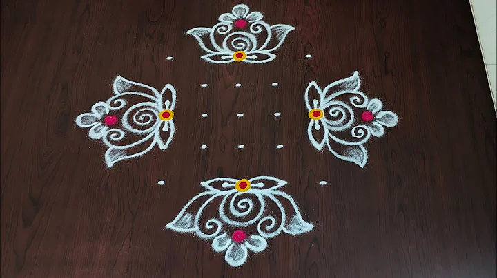 5×5dots easy rangoli|daily muggulu|thipkyanchi,festival rangoli|traditional rangoli#Rang kaa Rangoli