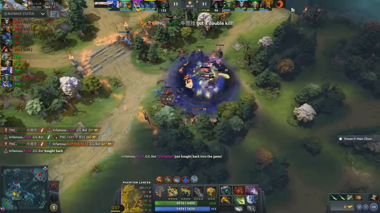 TNC teamwipes Infamous!  Infamous、 vs TNC Pro Team at The International 2017 Dota 2 New Meta