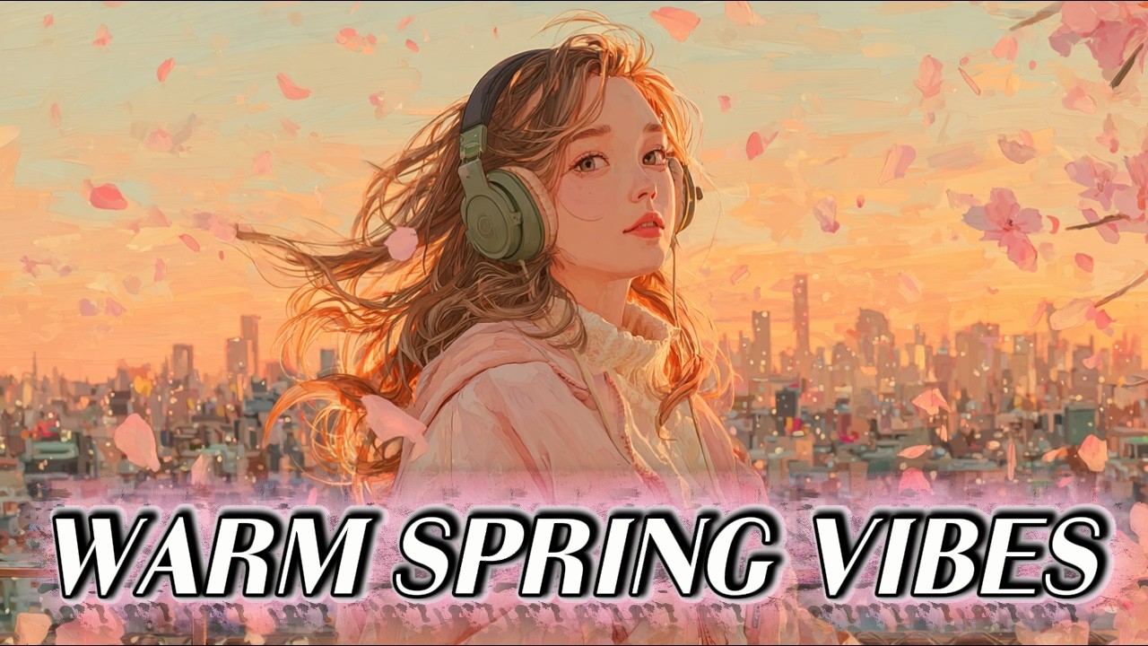 Warm Spring Vibes 🌸 Chill Jazz & Lofi for Relaxing, Studying, Driving