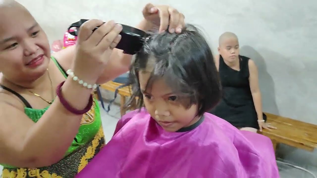 Mother and Daughter shave part 3