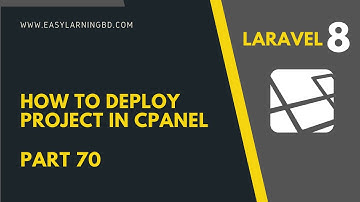 Laravel 8 Tutorial | How to Deploy Project in cPanel Part 70