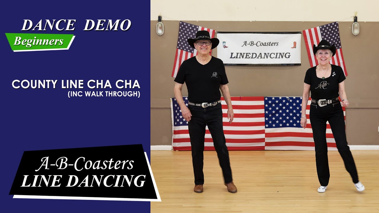 COUNTY LINE CHA CHA Line Dance Demo & Walk Through YouTube