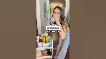 WHOLE HOUSE Clean With Me✨in 6 easy steps