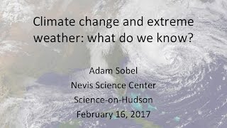 Part 1: Extreme Weather and Climate Change