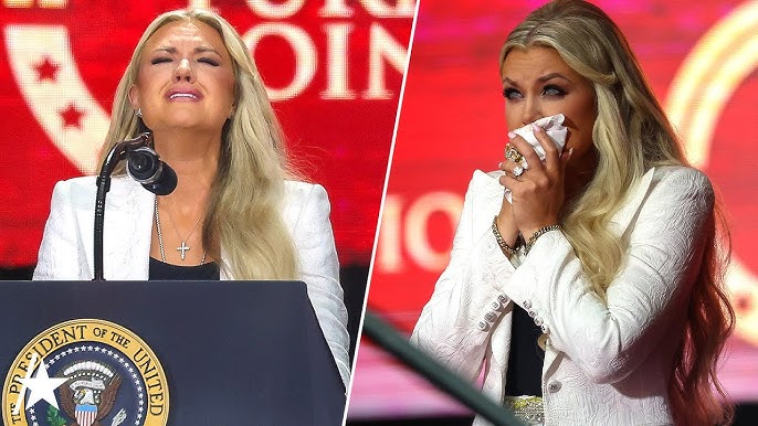 Charlie Kirk's Wife Erika In Tears Says She Forgives Shooter In Memorial Tribute - YouTube