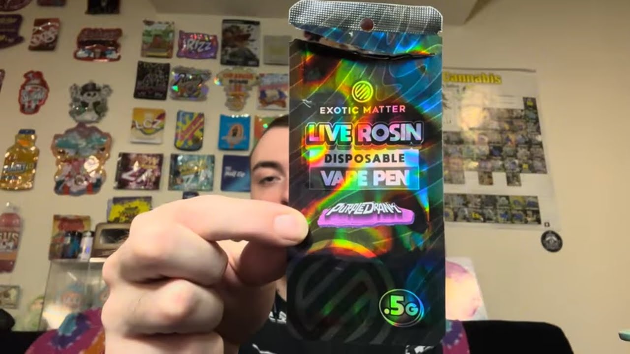 Purple Drank Live Rosin Pen By Exotic Matter Reviewed By Baked Breakdown MI