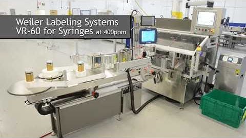 Syringe Labeler VR-60 -- Labeling Plastic Syringes
