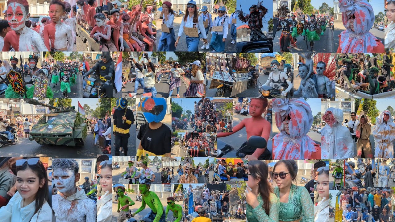 KARNAVAL TERKEREN KREATIF DAN MEYERAMKAN BIKIN BOCIL TAKUT DESA TROSO HUT RI KE 79 JEPARA TERBARU