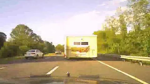 pilotcar.tv™ - Hazards of the Road Trailer Door I-684 Mt. Kisco NY