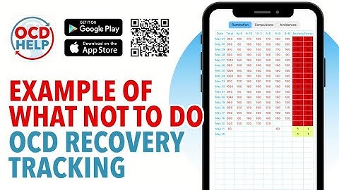 Example Of What Not To Do In OCD Recovery Tracking