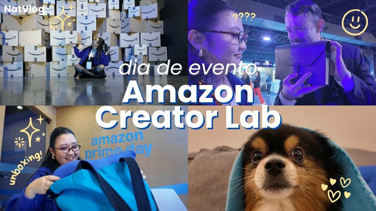 dia de evento 💙| Amazon Creator Lab + unboxing