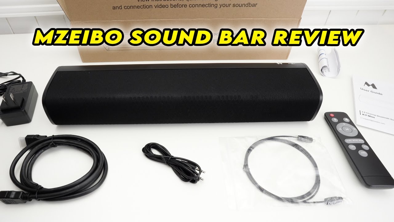 Review of the Mzeibo 50W Sound Bar - YouTube