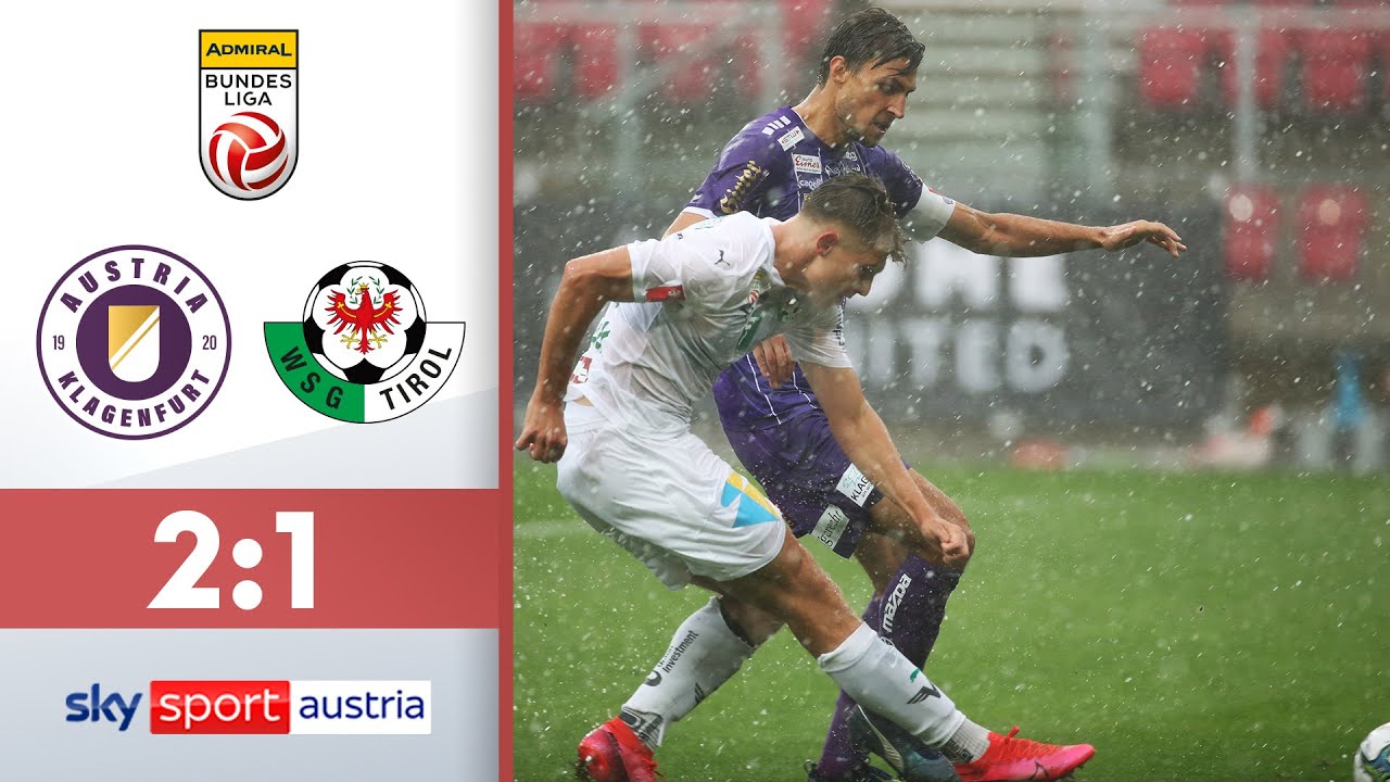 Spielunterbrechung In Klagenfurt Austria Klagenfurt Wsg Tirol Highlights Admiral Bundesliga Youtube