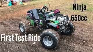 Test Riding the Grave Ninja 650 for the First Time