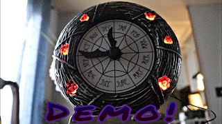Gemmy 2021 Animated Nightmare Before Christmas Clock Demo!