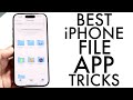 Awesome iphone files app tricks  tips