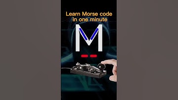 #shorts Learn Morse code in one minute