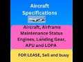 HOW TO CREATE Aircraft Specifications
