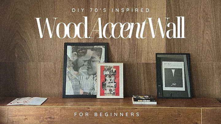 ¡Crea una pared de madera retro contemporánea con estilo DIY!