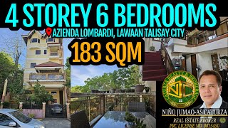 4-Storey 6BR House lot for sale Azienda Lombardi Talisay City Cebu Philippines 8.5m rush negotiable